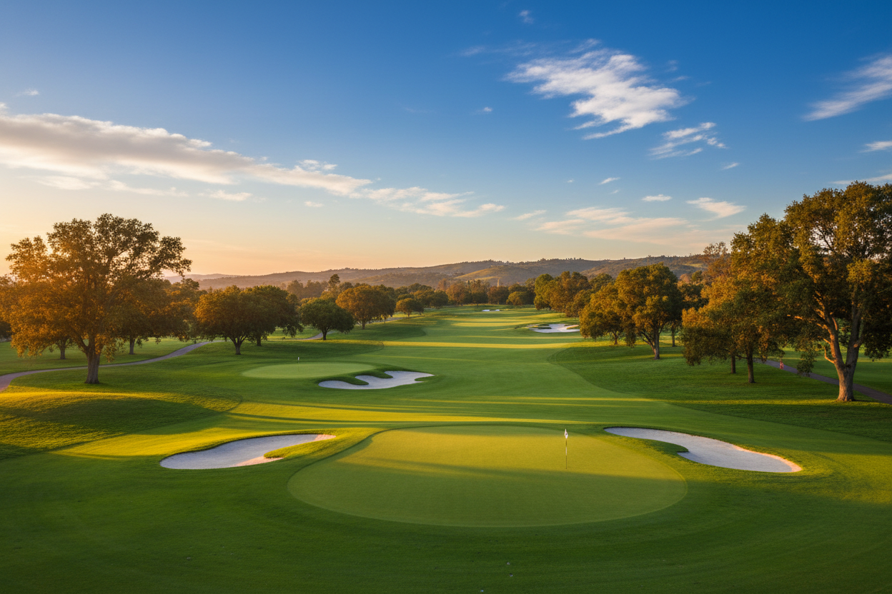 generate me a very nice golf course bacround